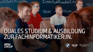 Duales Studium & Ausbildung zur Fachinformatiker:in | BMW Group Careers.