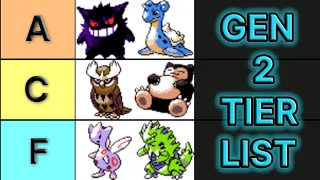 Pokemon Gold/Silver/Crystal TIER LIST - Which Pokemon are the Best to Use In-Game?