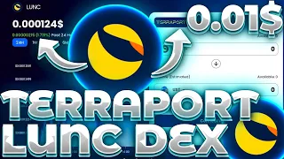 СРОЧНО! LUNC DEX ЗАПУЩЕНА! TERRAPORT В СЕТИ! LUNC ГЛАВНАЯ РАЗРАБОТКА 2023!