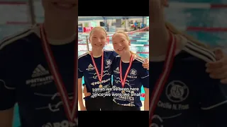 Interview with the twins, Camilla and Cecilie Frost 🥰 | Swim Interview Series by theswimfluencer__