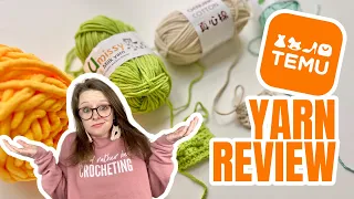 Is Temu Yarn Worth the Hype? 🧶 My honest yarn review of 4 Temu Yarns