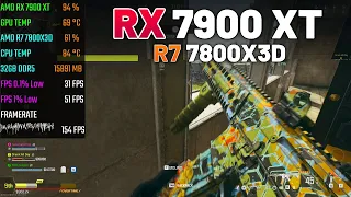 RX 7900 XT + RYZEN 7 7800X3D | Call of Duty: Warzone 3 | 1440p