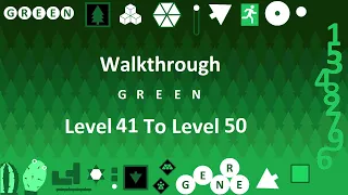 Green Walkthrough bart bonte Level 41 To Level 50
