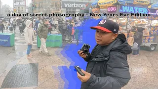 a rainy last day of the year -- NYC Street Photography Vlog/POV/Video