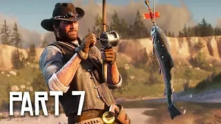 Red Dead Redemption 2 Gameplay Walkthrough, Part 7 - Fishing! (RDR 2 PS4 Pro Gameplay)