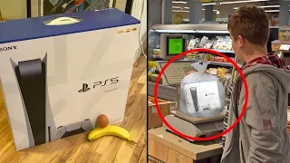 IL ACHETE UNE PLAYSTATION 9,29€ EN LA PESANT AU RAYON FRUIT ! | Un Regard 9