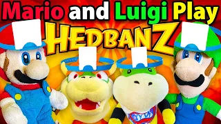 (СУБТИТРЫ) Сумасшедшие Братья Марио: Марио и Луиджи играют в Hedbanz!