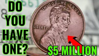 DO YOU HAVE TOP 5 MOST IMPORTANT LINCOLN PENNIES THAT COULD MAKE YOU A MILLIONAIER!!