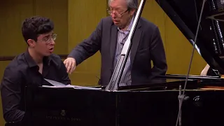 Piano masterclass with Murray Perahia / JMC 2022 / Yoav Roth / Chopin: Ballade No. 1