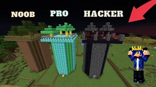 🤯NOOB PRO HACKER Bino Qurdi / Minecraft Uzbekcha #minecraft  #memes