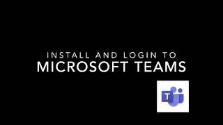 BUFSD: Download and Login to Microsoft Teams