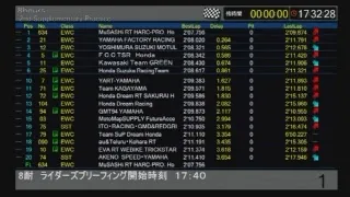 "コカ·コーラ"鈴鹿8耐 7月27日（木）