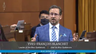 Blanchet questions Trudeau on Ukrainian refugees