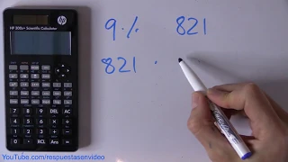 Cómo CALCULAR 9 POR CIENTO de una cantidad - SACAR PORCENTAJES