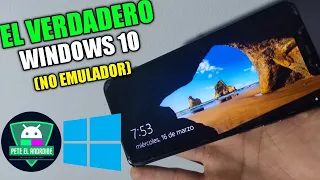 Convertí MI CELULAR en una PC con WINDOWS 10