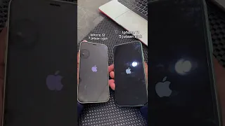 Test speed iPhone 12 Vs iPhone 11 #shorts