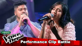 Melina Vs Prabhu "Ma Timilai Maya Garchhu" Battle Round - The Voice of Nepal 2021