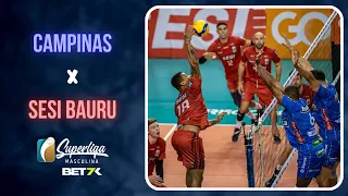 Campinas X Sesi Bauru | MELHORES MOMENTOS | Superliga BET7K Masculino 23/24