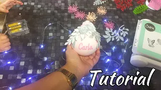 🎄 Tutorial pallina di natale con nome - Diy Christmas decor