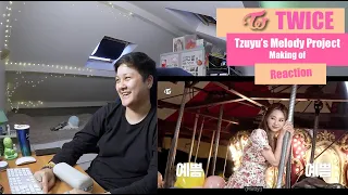 TWICE - Tzuyu "Me!" Melody Project (Behind the scenes) - Reaction