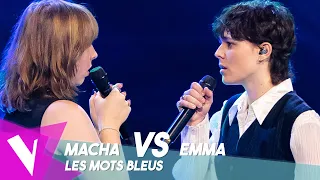 Christophe - 'Les mots bleus' ● Macha & Emma | Duels | The Voice Belgique