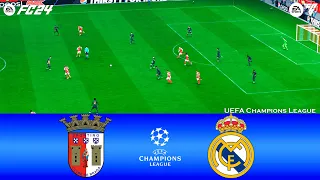 Braga vs Real Madrid - UEFA Champions League 23/24 | EA FC 24 Group Stage | Gameplay PC