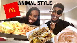 MCDONALD’S ANIMAL STYLE FRIES RECIPE | MUKBANG INSPIRED BY IN-N-OUT