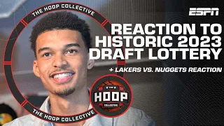 Reaction to historic 2023 Draft Lottery & Lakers-Nuggets Game 1 | The Hoop Collective