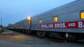 Ringling Bros. and Barnum Bailey Circus Train Columbus, Ohio 4/27/09