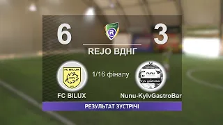 FC BILUX 6-3 Nunu-KyivGastroBar КУБОК 1/16 Фіналу   R-CUP XV/2024 #STOPTHEWAR