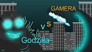 episódio 1 das batalhas de Godzilla vs GAMERA