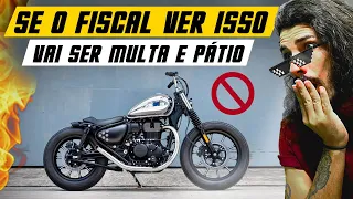 PODE CUSTOMIZAR MOTO? Permissões x Proibições da lei para CUSTOMIZAÇÃO de MOTOS no Brasil