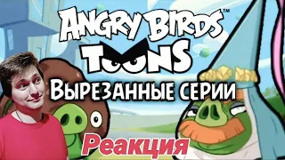 Angry Birds Toons - вырезанные серии РЕАКЦИЯ!