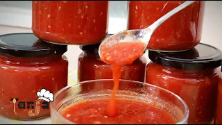 Tomato sauce for winter without preservatives - an addition to pizza, spaghetti or cooked dishes