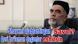 Qori bo'laman deganlar eshitsin.| Shayx Muhammad Sodiq Muhammad Yusuf @islomuz