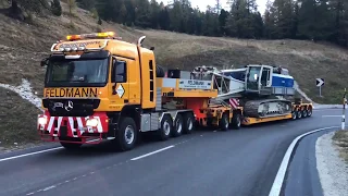 Feldmann Pneukran moving 102 t Sennebogen