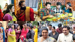 Serial Actors At Me Kadupu Ninda Hotel Grand Opening | Madam Anthe | Vikram | Srivani Hotel | Roja