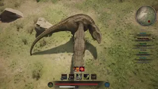 Path of Titans T Rex vs Carchar