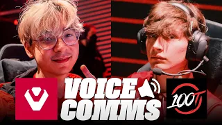 "Should we makeout to win rounds?" | 100T VCT W1 VOICE COMMS