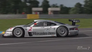 Gran Turismo 7 - Daily Race C Le Mans Circuit - Mercedes CLK-LM - Hotlap