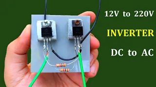 12v DC to 220v AC Converter Inverter - School Project Idea 2020