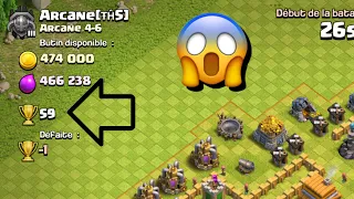 Th3 push : some attacks in gold 3 league (Clash of Clans)