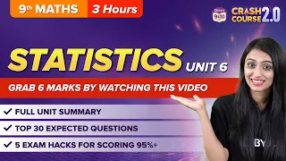 Complete Statistics in One Shot (A to Z) Class 9 Maths | CBSE Class 9 Exams 2023 | Crash Course 2.0