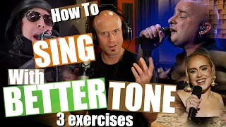 How To Sing With Better Tone (3 Exercises Inspired By Maynard James Keenan, David Draiman & Adele)