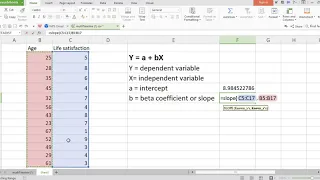 Regression Analysis with MS Excel