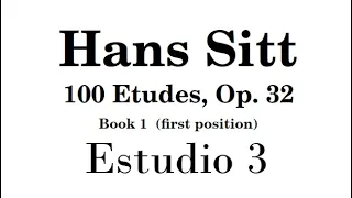 Hans Sitt (Estudios, Op 32) Libro 1 - Lección 3