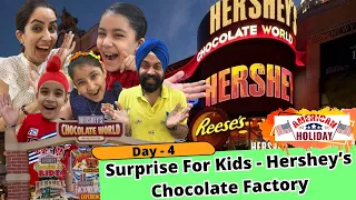 Surprise For Kids - Hershey’s Chocolate Factory - America Holidays | RS 1313 VLOGS