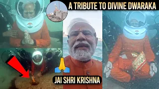 PM Modi Dives To Pray At Ancient Dwarka Under The Sea | PM Modi Perform Underwater Pooja