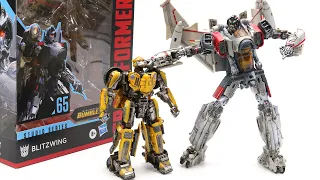 Transformers Movie BUMBLEBEE Studio Series SS-65 Decepticon Blitzwing Airfighter Vehicle Robot Toys