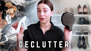 HUGE SHOE DECLUTTER & My Entire Shoe Collection | Wardrobe Declutter 2021